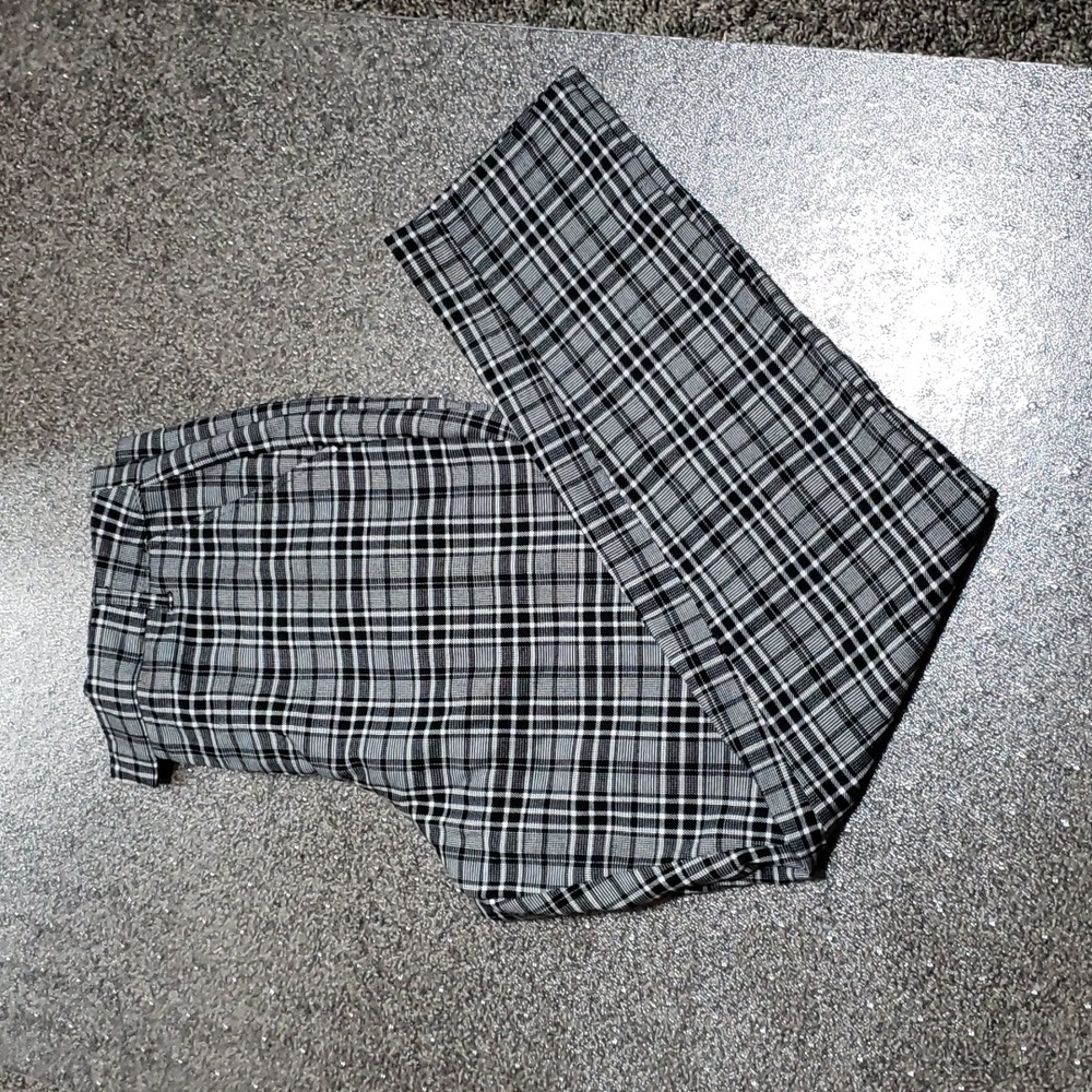 Hot Topic Plaid High Rise Pants Size Large - Picture 2 of 14